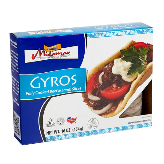 Midamar Gyros Fully Cooked Beef & Lamb Slices 16 Oz