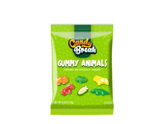 Gummies Candy Break Gummy Animals 4oz