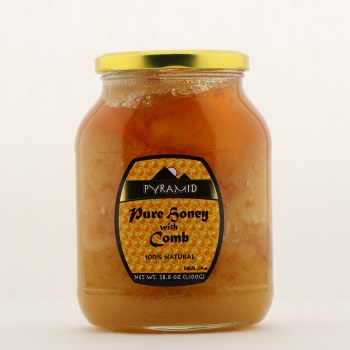 Pyramid Pure Honey With Comb 1100g (38.8 oz)