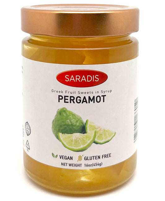 Saradis Greek Pergamot Peel in Syrup 454g (16oz)
