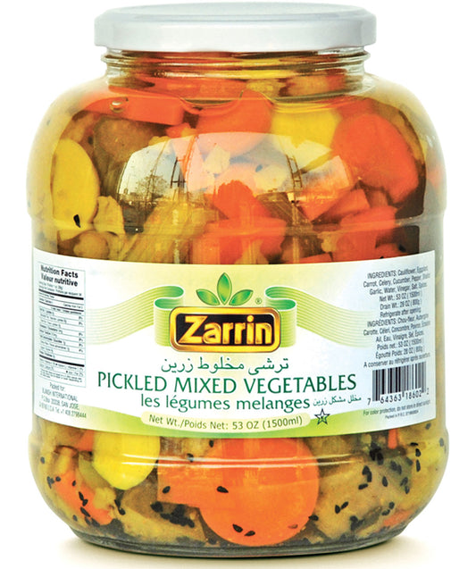 Zarrin Pickled Mixed Vegetables (1500g)