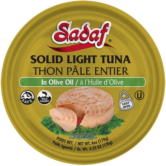 Sadaf Light Tuna In Olive Oil (170g) 6oz