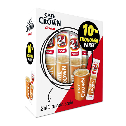 Ulker Cafe Crown 2 In 1 10 Pack