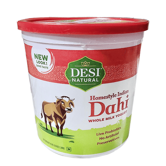 Desi Natural Homestyle Indian Dahi Whole Milk Yogurt 4lbs