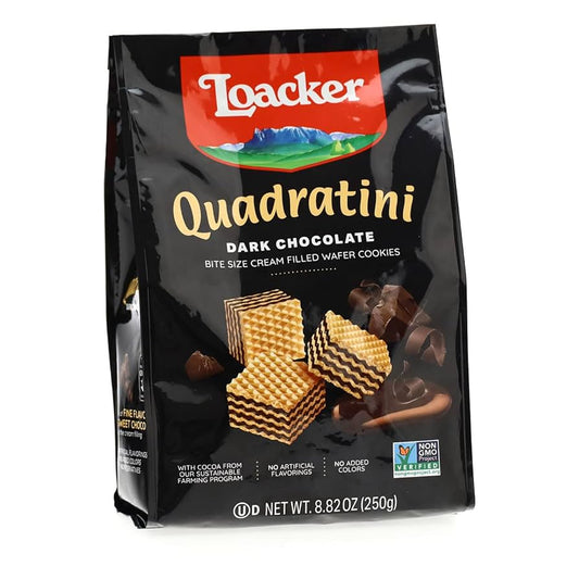 Loacker Quadratini Datk Chocolate