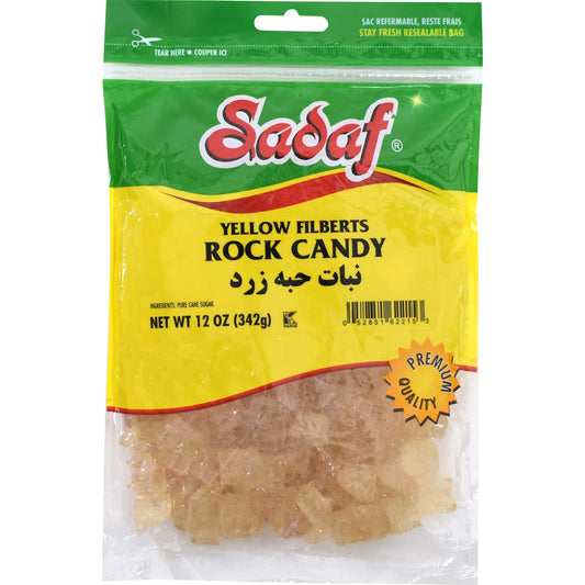 Sadaf Yellow Filberts Rock Candy 342g
