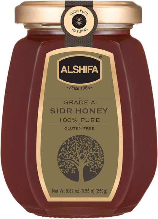 Alshifa Grade A Sider Honey 250g (8.82oz)