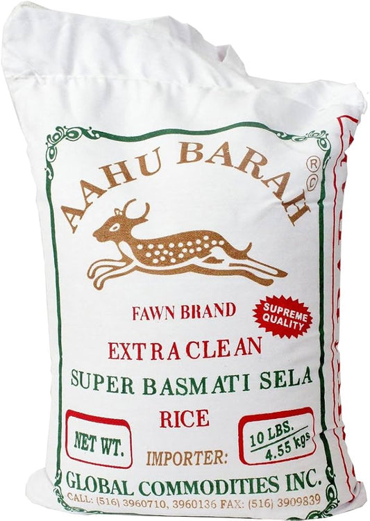 Aahu Barah Super Basmati Sella 10lbs
