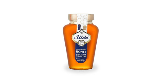 Attiki Pure Greek Honey with Wild Flora and Thyme (16 oz)