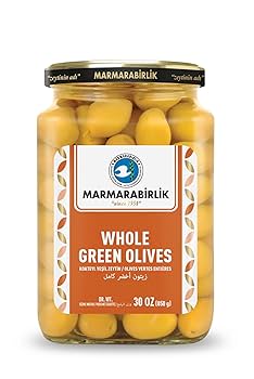 MB Whole Green Olives (30oz)
