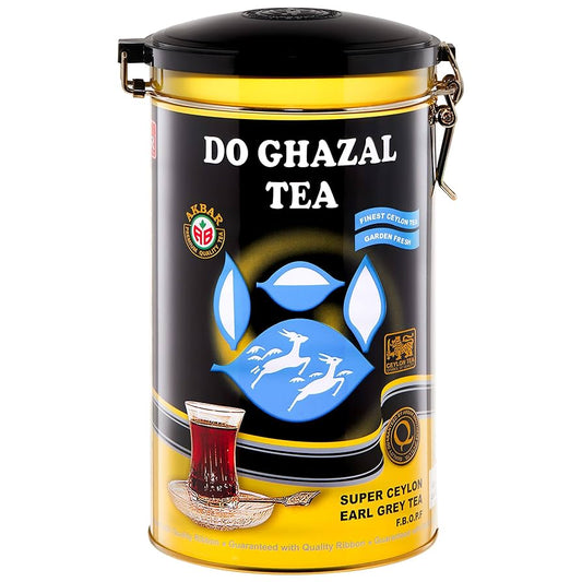 Do Ghazal Tea Tin Black 400g