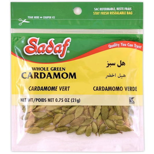 Sadaf  Whole Green Cardamom (21g)