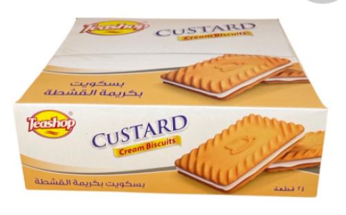 Tea Shop Custard Cream Biscuits