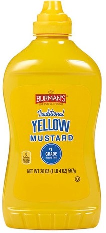 Burman Yellow Mustard 567g