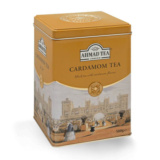 Ahmad Cardamom Black Tea 16oz Tin Can