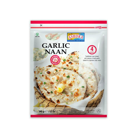 Ashoka Garlic Naan 4 Count