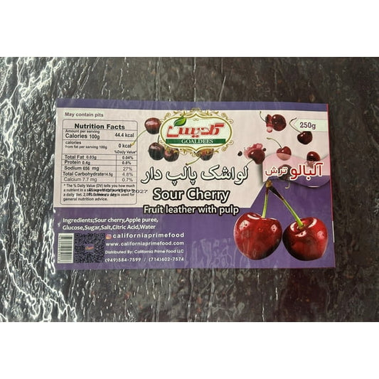 Goaldees Fruit Leather With Pulp Sour Cherry