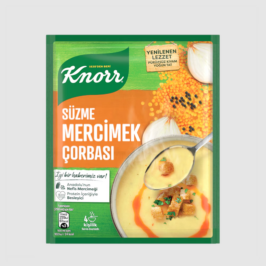 Knorr Instant Soup Lentils (Mercimek Corbasi) 250ml