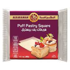 Alkaramah Puff Pastry Square10 Pieces (.88 Lb)