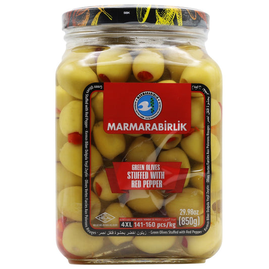 MB Green Olives W Pepper (850g)