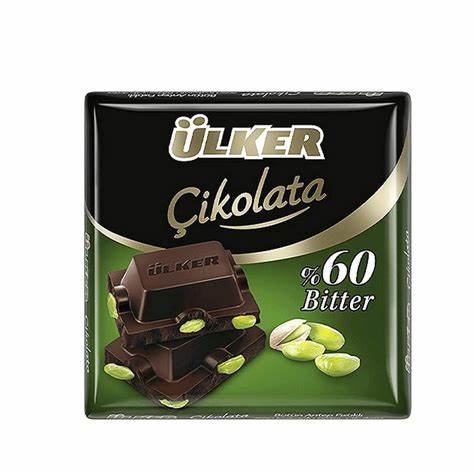 Ulker Dark Chocolate With Pistachio