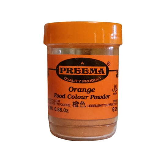 Preema Deep Orange Food Color Powder .88 oz