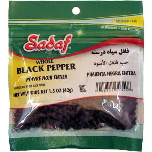 Sadaf Whole Black Pepper (42g)