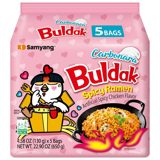 Buldak Spicy Ramen Carbonara 5-Pack