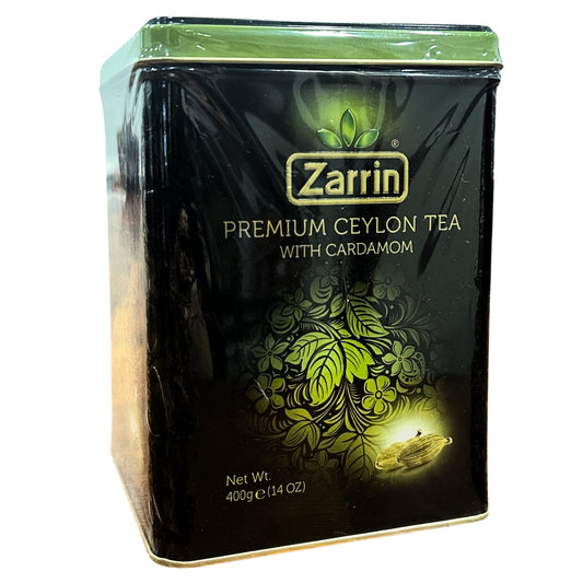 Zarrin Ceylon Tea with Cardamom Tin Can 400g