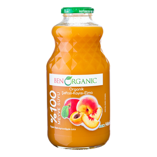 Ben Organic Juice Apricot Peach 946mL