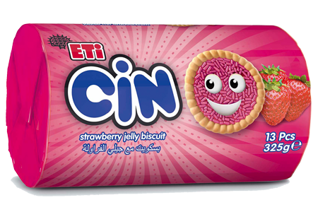 ETi Cin Cookies With Strawberry Sauce