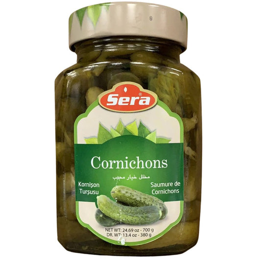 Sera Pickled Cornichons in Brine 700g