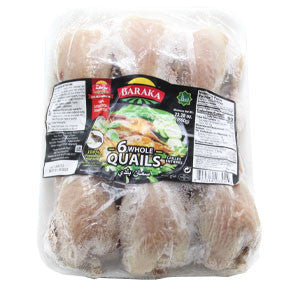 Baraka 6 Whole Quails 660g (23.28oz)