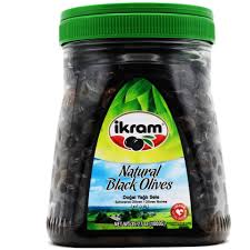 Ikram Natural Black Olives (1000g)