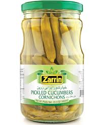 Zarrin Pickled Cucumbers (660mL)