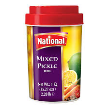 National Mixed Pickle In Oil 1kg