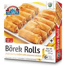 Al Safa Borek Rolls Phyllo Pastry Stuffed With Seasoned Chicken 12 Rolls