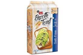 ETi Biscotte Toast Salt Free