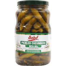 Sadaf Pickled cucumber with dill (900g)