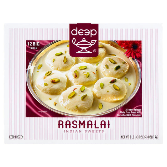 Deep Rasmalai Indian Sweets 2lb (35.3 oz)
