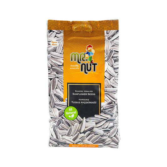 Mr Nut Roasted Unsalted Sunflower Seeds 284g (10 Oz)
