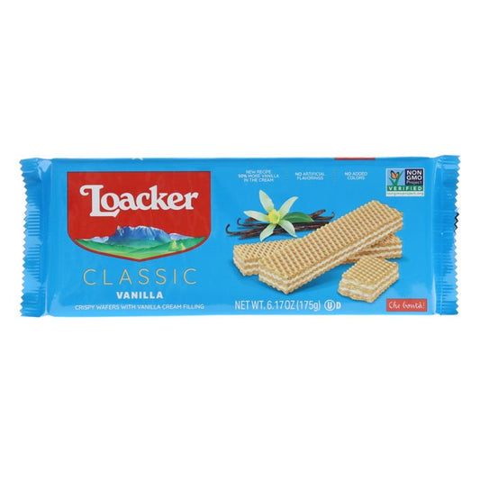 Loacker Vanilla Crispy Wafers 175g