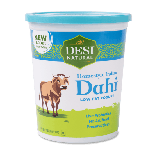 Desi Natural Homestyle Indian Dahi Low Fat Yogurt 2lb