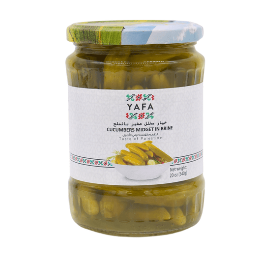 Yafa Cucumbers Midget In Brine 540g