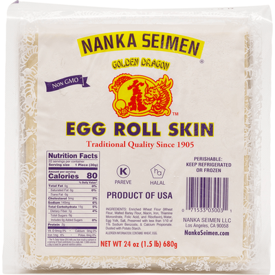 Nanka Seimen Golden Dragon Egg Roll Skin (680g) 1.5 lb