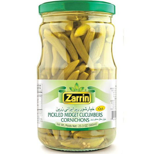 Zarrin Pickled Midget Cucumbers 350g