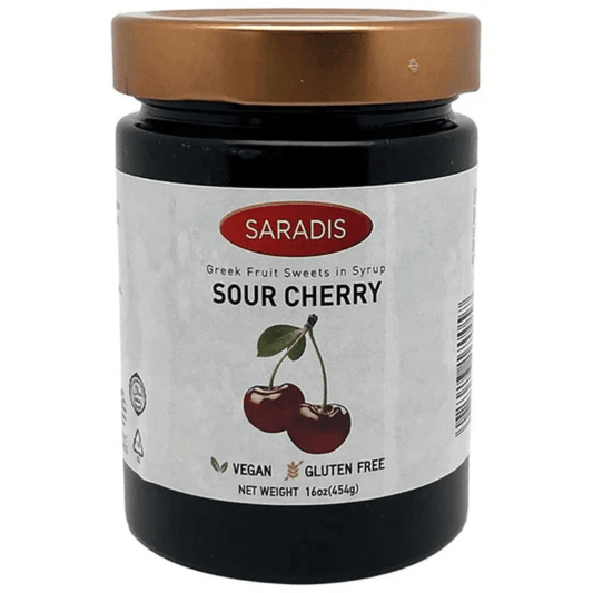 Saradis Greek Sour Cherry 454g (16oz)