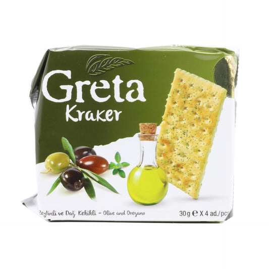 Greta Kraker Olive & Oregano 30g